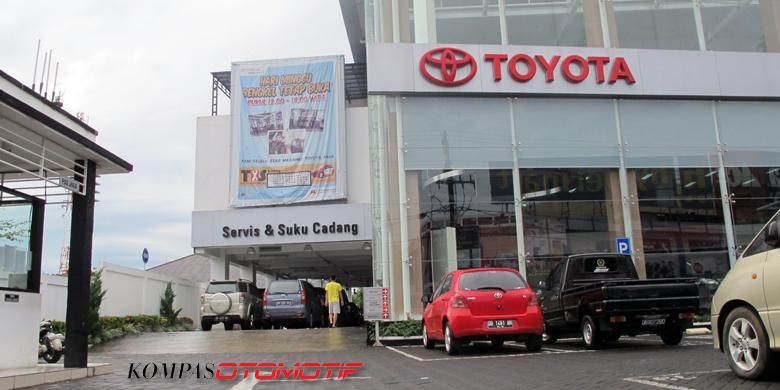 Ilustrasi Dealer Toyota, Hasjrat Abadi Manado. 