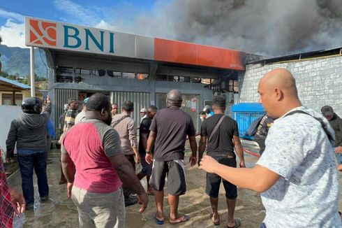 Terbakar, Kantor Cabang Bank BNI di Jayapura Ditutup Sementara