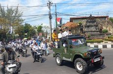 Meriah, Yophi-Lukman Daftar ke KPU Purworejo Diiringi Hadrah dan Angklung