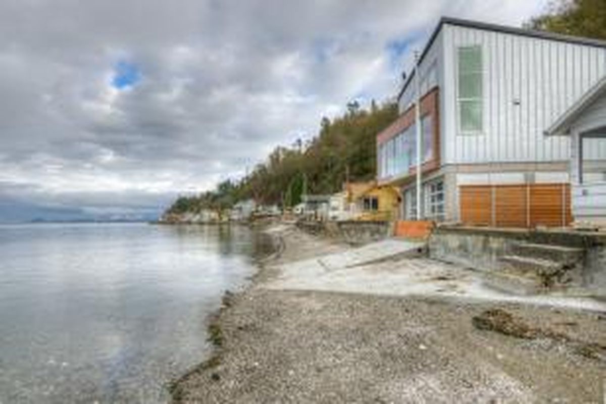 Rumah Tsunami di Washington, Amerika Serikat, ini dirancang sesuai dengan tingkat keamanan yang ketat dan ditetapkan Federal Emergency Management Agency (FEMA).