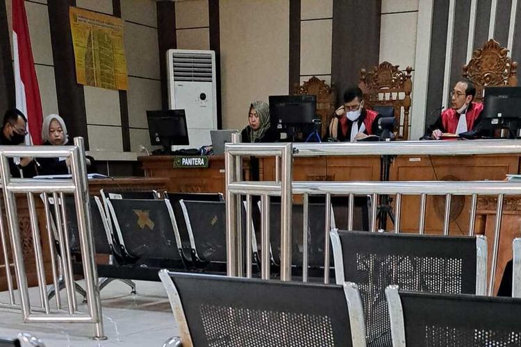 Sidang kasus korupsi eks pimpinan BRI Cabang Semarang di Pengadilan Tindak Pidana Korupsi Semarang
