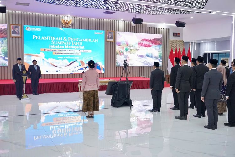Penyegaran di Tubuh Kementerian ATR/BPN, 23 Pejabat Dilantik