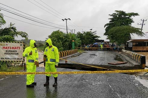 Sempat Diperbaiki, Jembatan Mataraman di Kabupaten Banjar Kalsel Kembali Terputus