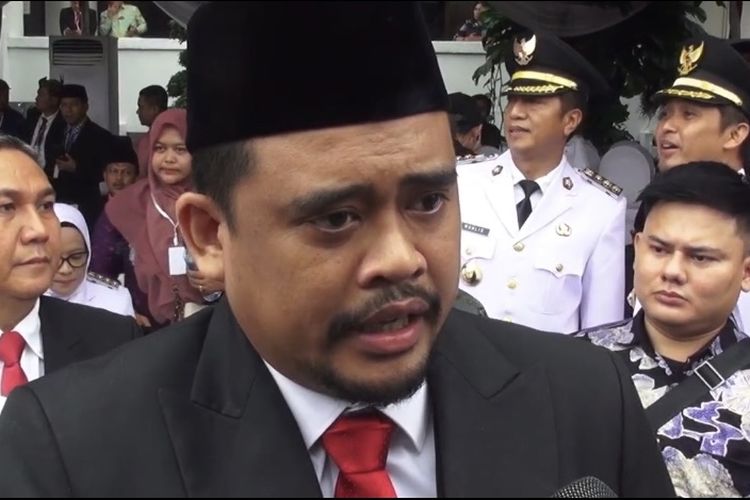 Wali Kota Medan, Muhammad Bobby Afif Nasution di Balai Kota Surabaya, Kamis (25/4/2024).