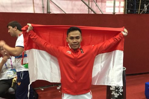 Atlet Angkat Besi Eko Yuli Raih Medali Emas bagi Indonesia