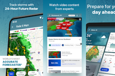 7 Aplikasi Prakiraan Cuaca untuk Antisipasi Hujan saat Libur Tahun Baru