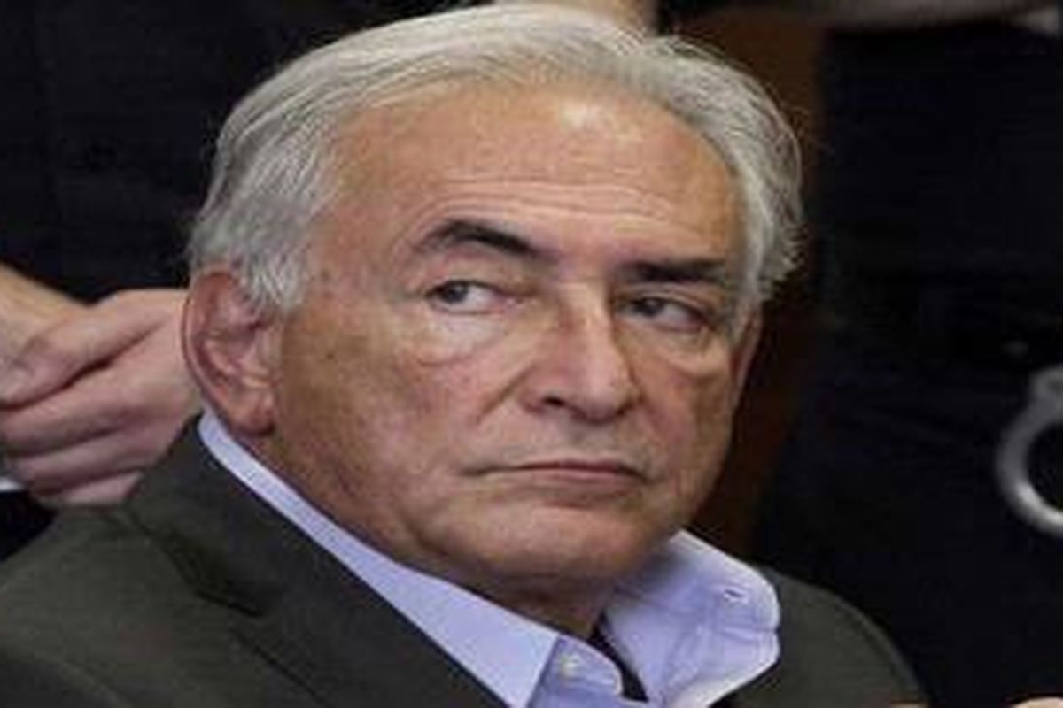 Accused: Former International Monetary Fund leader Dominique Strauss-Kahn listens to proceedings in his case in New York state Supreme Court May 19, 2011   