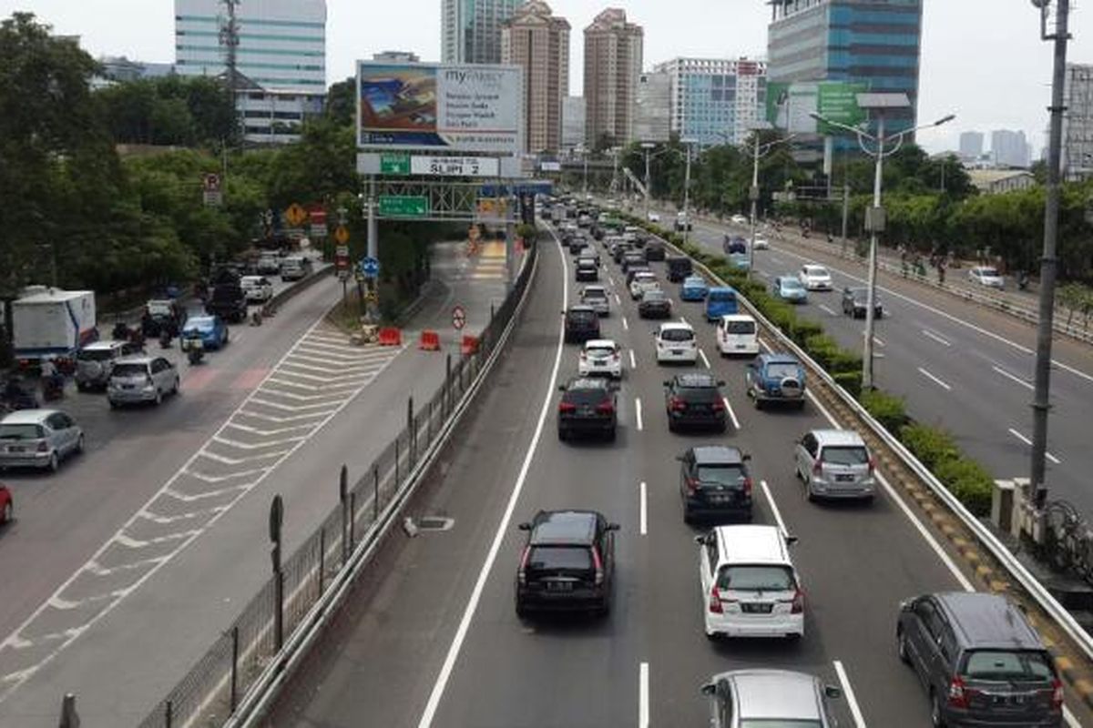 Ilustrasi tol dalam kota.