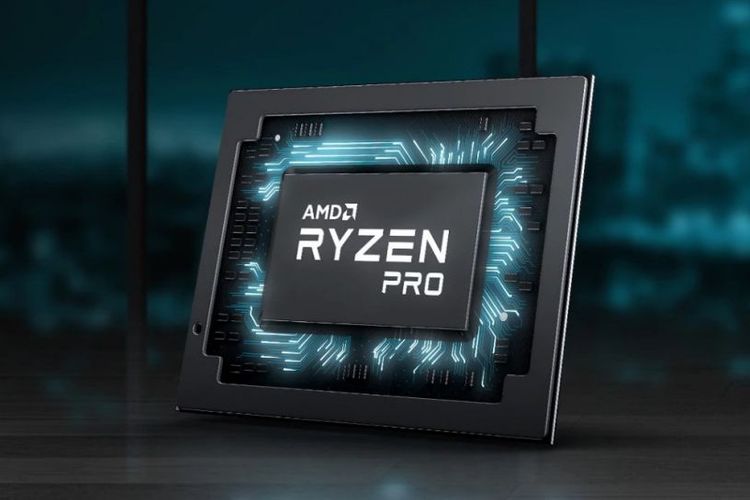 Ilustrasi prosesor AMD Ryzen Pro