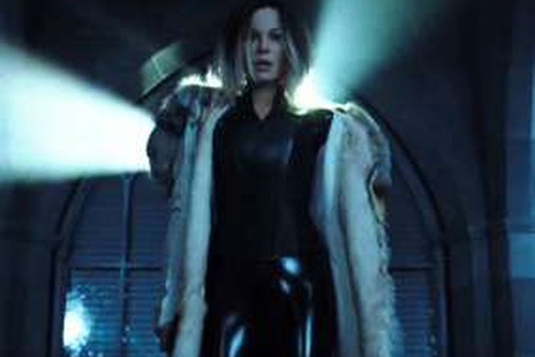 Kate Beckinsale berperan sebagai Selene dalam Underworld: Blood Wars.