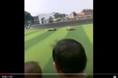 Viral, Video Remaja Dihukum Satpol PP Berguling-guling di Alun-alun Cianjur 