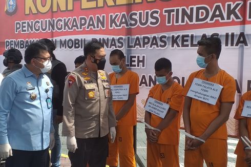 Otak Pelaku Pembakaran Mobil Pejabat Lapas Pekanbaru Bakal Dikirim ke Nusakambangan