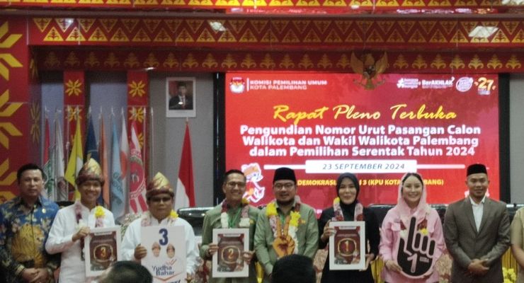 Hasil Quick Count Pilkada Palembang 2024 LSI Data 21,6 Persen: Ratu Dewa-Prima Salam Unggul 45,31 Persen