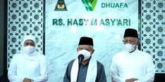 Wakil Presiden KH Ma'ruf Amin Tinjau RS Hasyim Asy'ari Tebuireng