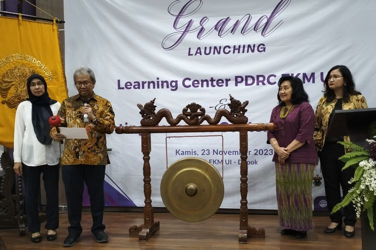 FKM UI mengadakan launching Learning Center PDRC FKM UI dan Stunting Resource Center pada Kamis (23/11/2023).