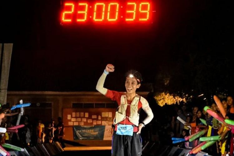 Pelari tercepat masuk finish kategori pria pada ultramaraton Run To Care (RTC) 2019 menempuh jarak 157 kilometer dari Denpasar-Singaraja-Tabanan pada Jumat (26/7/2019) hingga Minggu (28/7/2019).

Sementara, pelari tercepat masuk finish kategori wanita adalah Indriyati.
