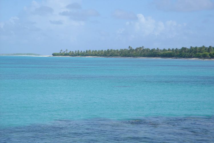 Situs percobaan nuklir Bikini Atoll pulau Marshall.