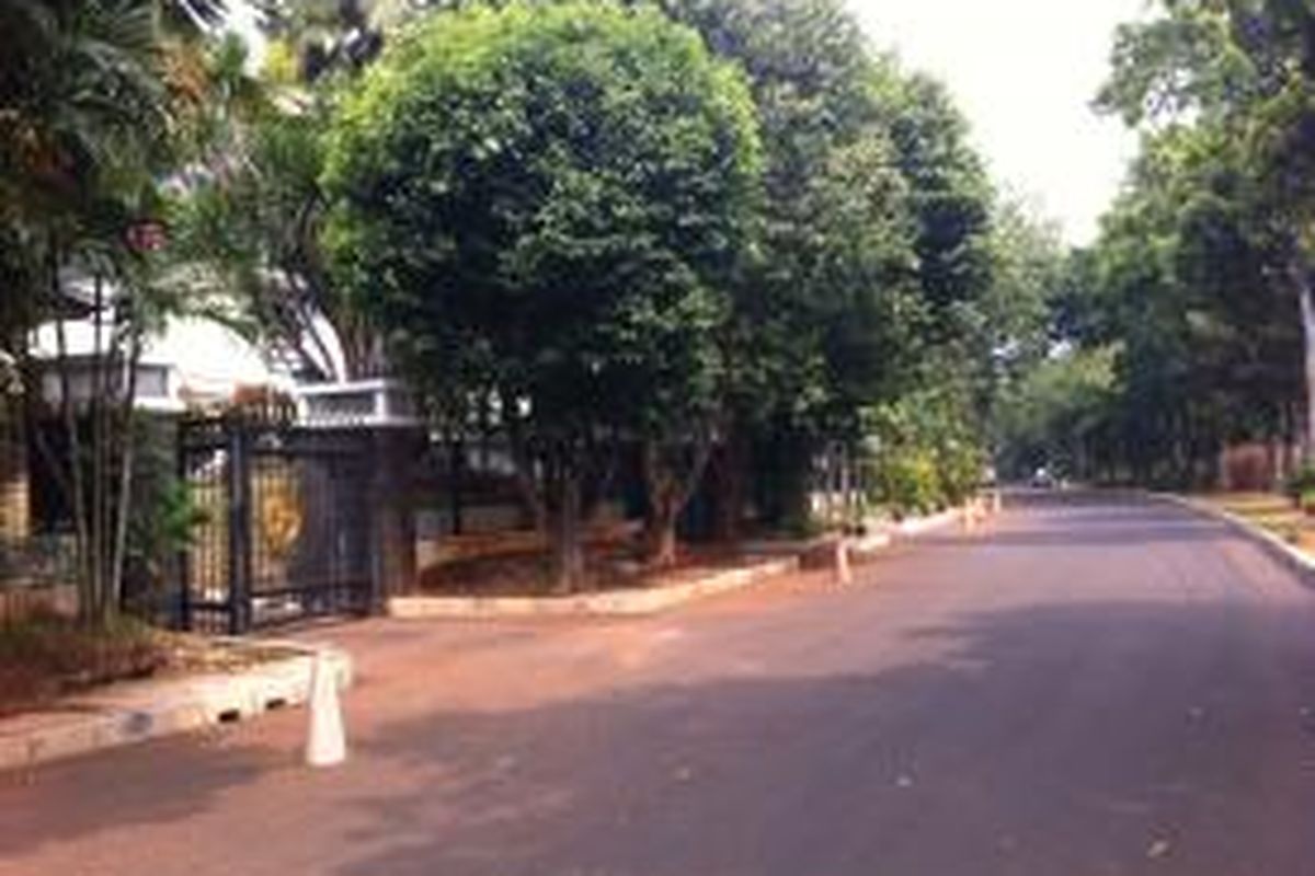 Jalan Widya Chandra tampak lengang Rabu (29/10/2014) pagi. Belum ada aktivitas pindahan menteri-menteri Kabinet Kerja ke tempat ini