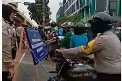 Viral, Video Polwan Bentak Bhabinkamtibmas di Pos Penyekatan dan Bilang Kurang Ajar, Ini Penjelasannya