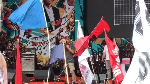 Kala Jamrud Tampil di Kampanye Akbar Ganjar-Mahfud di Stadion Pakansari Bogor