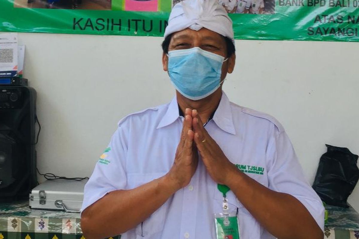 Ketua Yayasan Sayangi Bali Dewa Putu Wirata. Kompas.com/ Yohanes Valdi Seriang Ginta