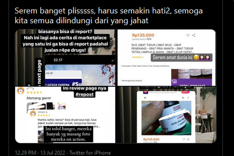 virala soal obat tidur dijual bebas di e-commerce