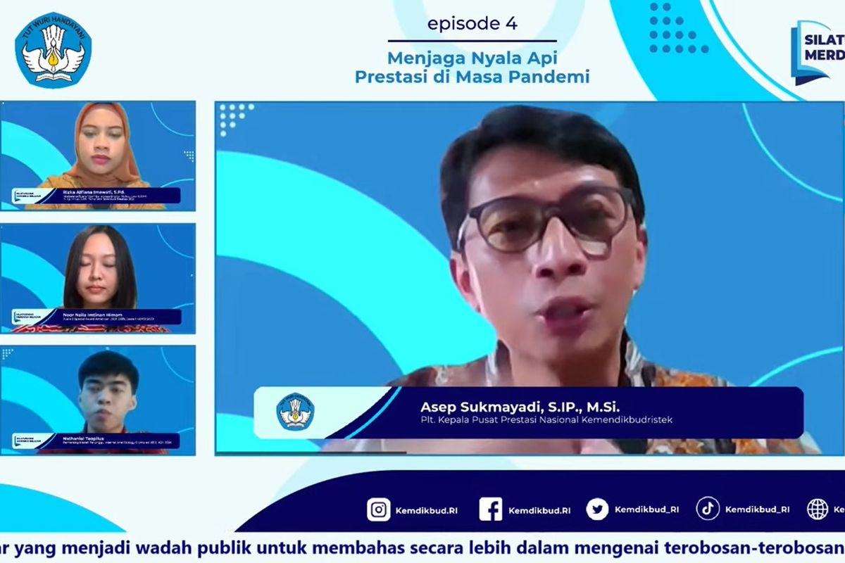 Silaturahmi Merdeka Belajar (SMB) 4 yang mengangkat tema Menjaga Nyala Api Prestasi di Masa Pandemi