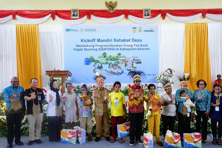 Dukung Pembangunan SDM Unggul, Mandiri Sahabat Desa Sasar 200 Keluarga Risiko Stunting di Papua