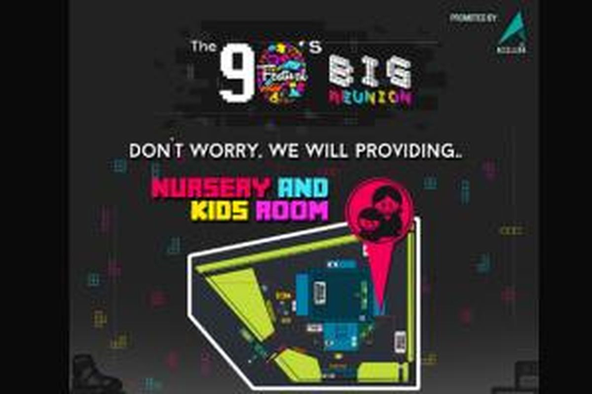 Promotor Accellera Entertainment menyiapkan ruang menyusui untuk pengunjung The 90s Festival 'BIG REUNION'.