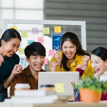 Ilustrasi pekerja Indonesia.