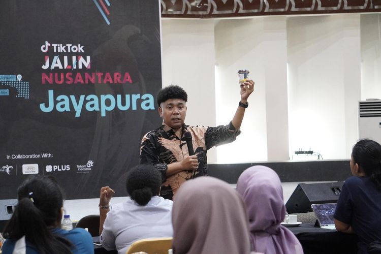 Kegiatan Tiktok Jalin Nusantara di Jayapura, Papua