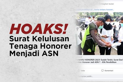 INFOGRAFIK: Beredar Hoaks Surat Kelulusan Tenaga Honorer Menjadi ASN