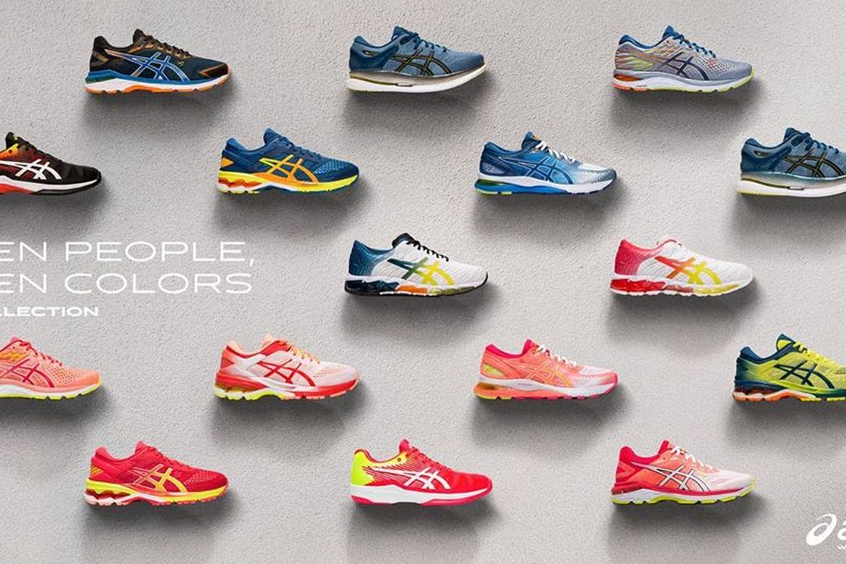 Sepatu asics deals running