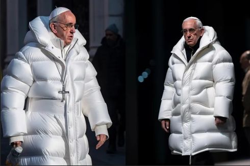Heboh Paus Fransiskus Pakai Jaket Puffer Balenciaga, Tips Tidak Terkecoh Gambar AI, dan Latihan Bedakan Asli atau Rekayasa