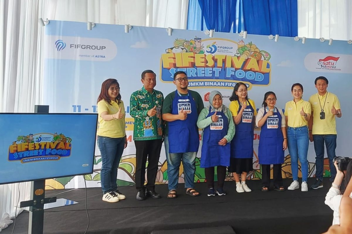 Opening ceremony FIFestival Street Food 2024, di Assembly Point Area, Menara FIF, Jakarta Selatan, Kamis (11/7/2024).