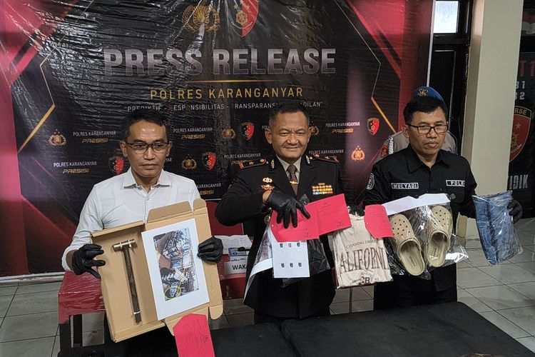 Sejoli Merampok dan Aniaya Penjaga Toko di Karanganyar: Laci Berisi Buku, Gagal Dapat Uang