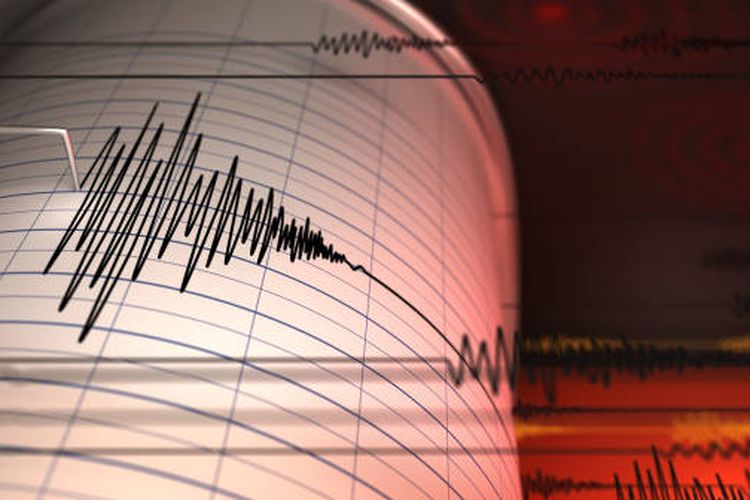 ilustrasi gempa bumi. Gempa Bali M 5,6 hari ini.