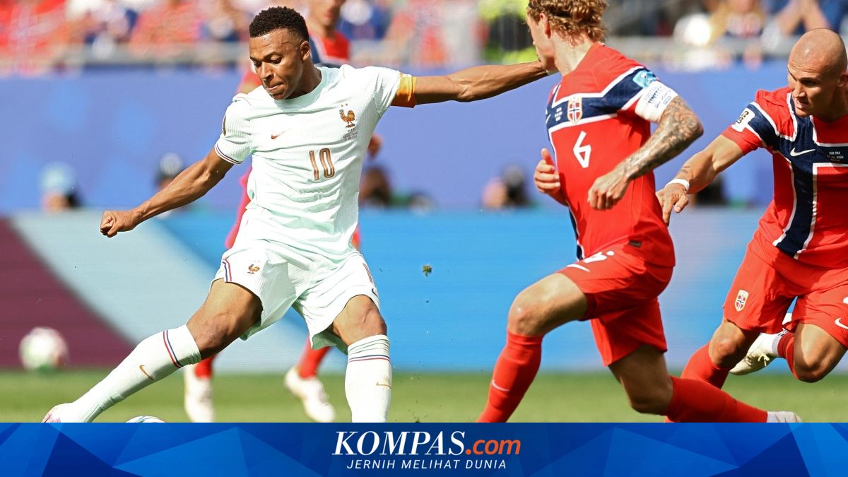 Hasil Norwegia Vs Perancis 1-4: Les Bleus Pemuncak Grup I