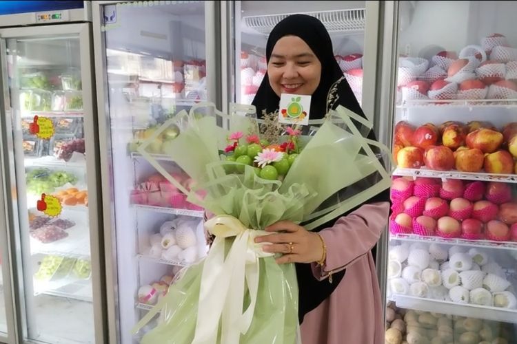 Cerita UMKM di Pekanbaru, Awalnya Jualan Jambu Kristal Kini Raup Cuan dari Buket Buah