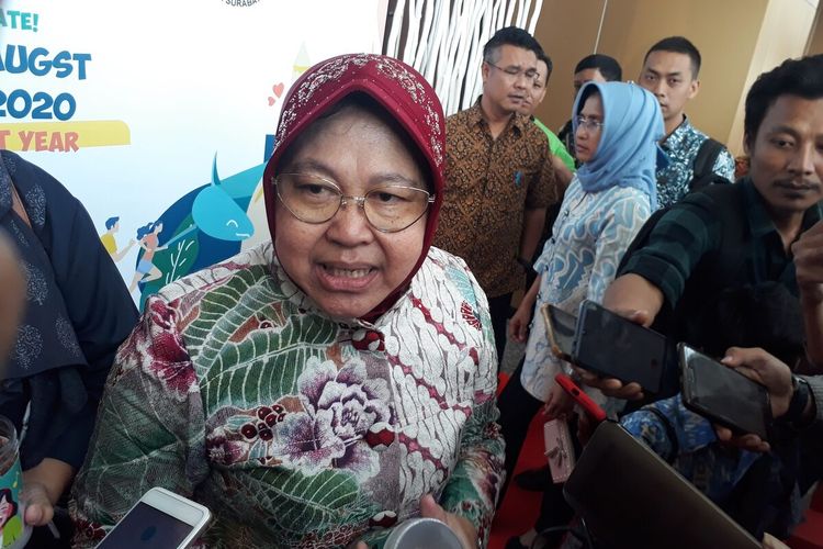 Social Affairs Minister Tri Rismaharini. The Surabaya Mayor is one of six new ministers appointed by President Joko Widodo in a year end cabinet shakeup