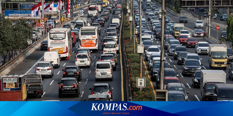 Ingat Menyeberang Masuk Atau Keluar Tol Saat Ganjil Genap Tetap Kena Tilang Halaman All Kompas Com