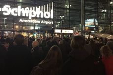 Polisi Belanda Tembak Pria Berpisau di Bandara