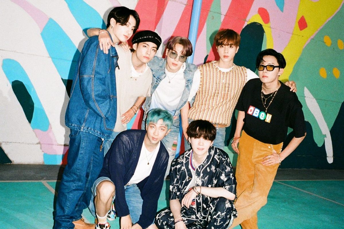 Boyband asal Korea Selatan BTS merilis lagu Dynamite, Jumat (21/8/2020).