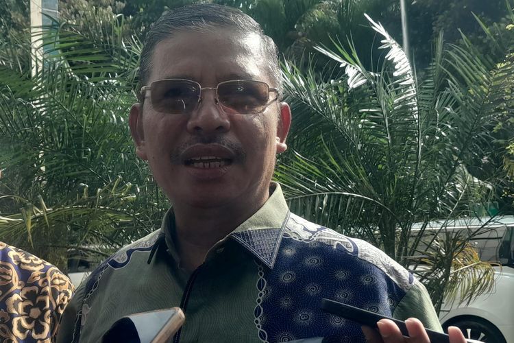 Direktur Jenderal (Dirjen) Pendidikan Islam Kemenag, Amien Suyitno saat ditemui di Kantor Kemenag, Jakarta, Kamis (26/2/2026).