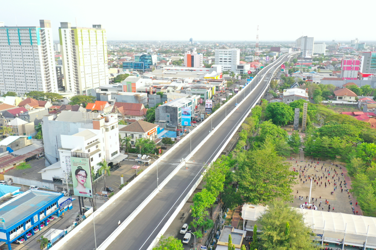 Tol Layang AP Pettarani stap diresmikan Oktober 2020.