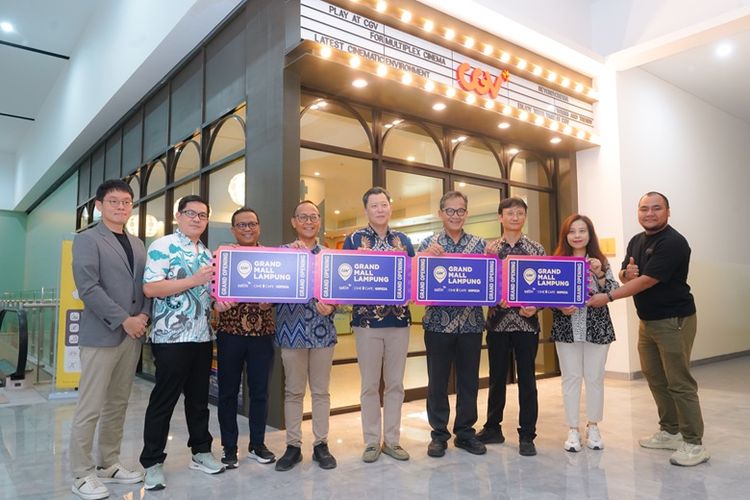 CGV Cinemas Indonesia membuka lokasi baru di Grand Mall Lampung Lantai 3 pada Sabtu (15/11/2025). 