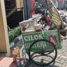 Viral, Video Penjual Cilog yang Sedang Mendorong Gerobak Ditabrak Motor di Sleman