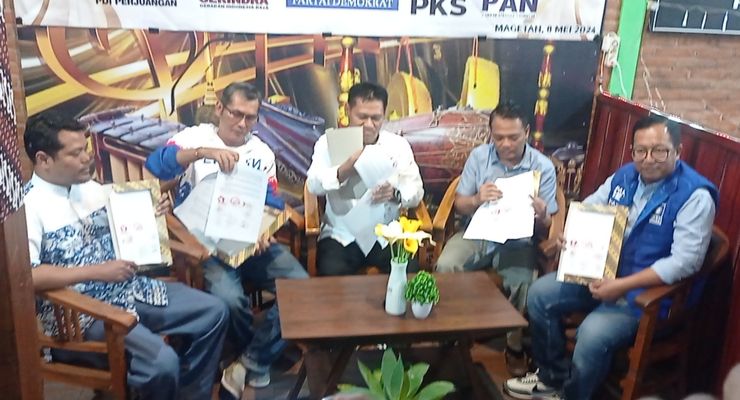 5 Partai di Magetan Berkoalisi Usung Cabup-Cawabup di Pilkada 2024