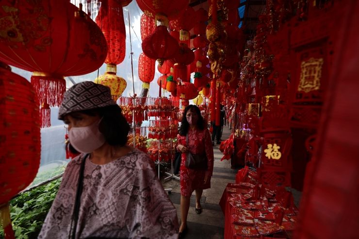 Imlek Dua Hari Lagi, Pecinan Glodok Penuh Pengunjung