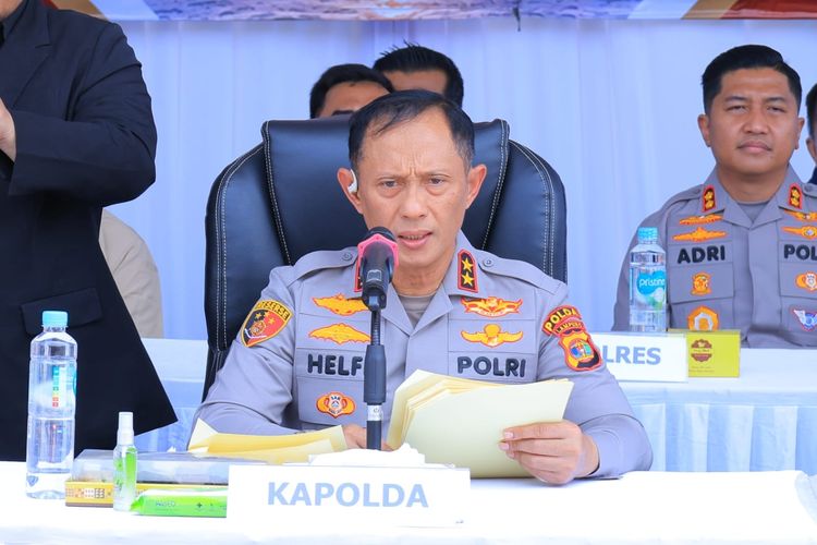 Helfi Assegaf Tinggalkan Jabatan Kapolda Lampung, Ini Kasus Besar yang Diungkap Selama Setahun